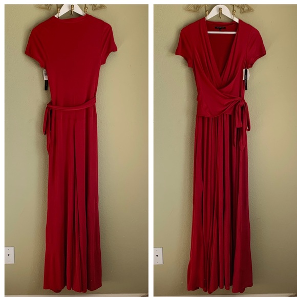NWT DAVID MEISTER Red Sexy Dress - Picture 4 of 8